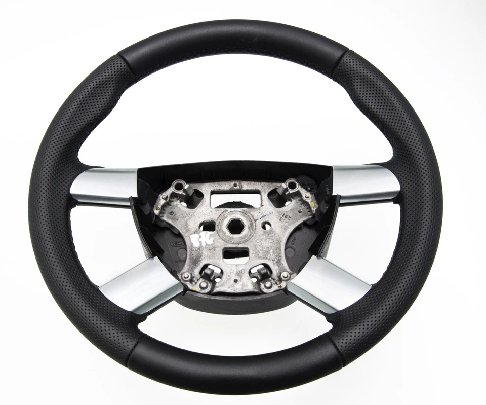 Lenkrad beziehen mit Leder für Ford Transit MK7 JAHR 2009 mit Multifunktionstast - Изображение 4 из 4