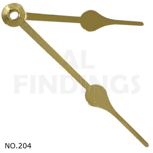 New Press Fit 2x Quartz Metal Clock Hands For Movements Hand Holes 3.1mm & 5.0mm - Picture 85 of 85