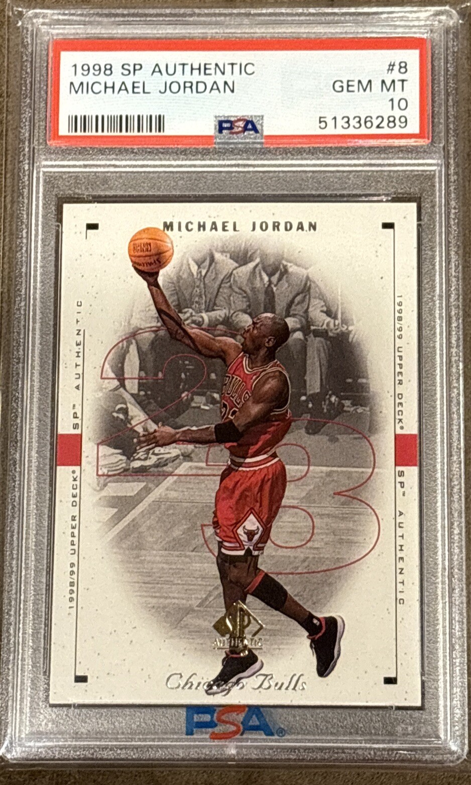 Michael Jordan 1998 SP Authentic #9 Base Price Guide - Sports Card