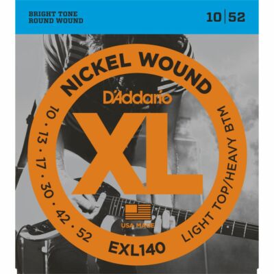 D'ADDARIO EXL140 Satz 010''-052'' - E-Gitarrensaiten Satz Light Top/Heavy Bottom