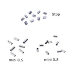 Dental Orthodontic Crimpable Hook Stainless Steel Stop Universal Mini 0.5/0.8