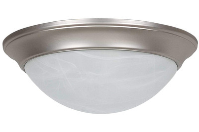 Luminance F7174-53  3-Light Traditional Flush Mount Ceiling Light in Satin Nicke
