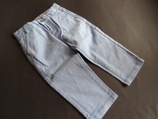 Jacadi light blue rough chino trousers jeans size 18M/81cm