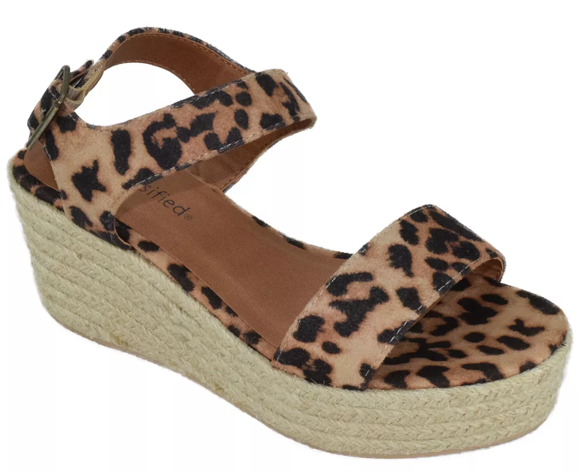 Cheetah hotsell espadrilles wedge