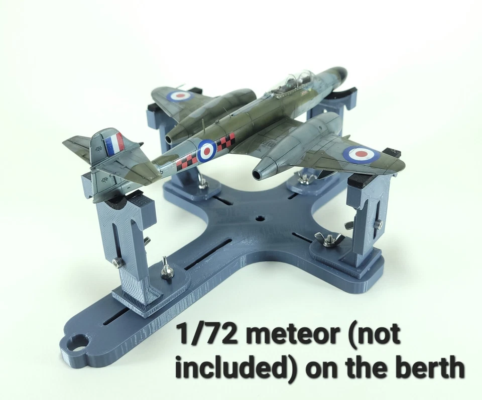 Model aircraft berth jig stand holder plane 1/48 1/72 1/144 kit building MPB1 - Image 3 of 4