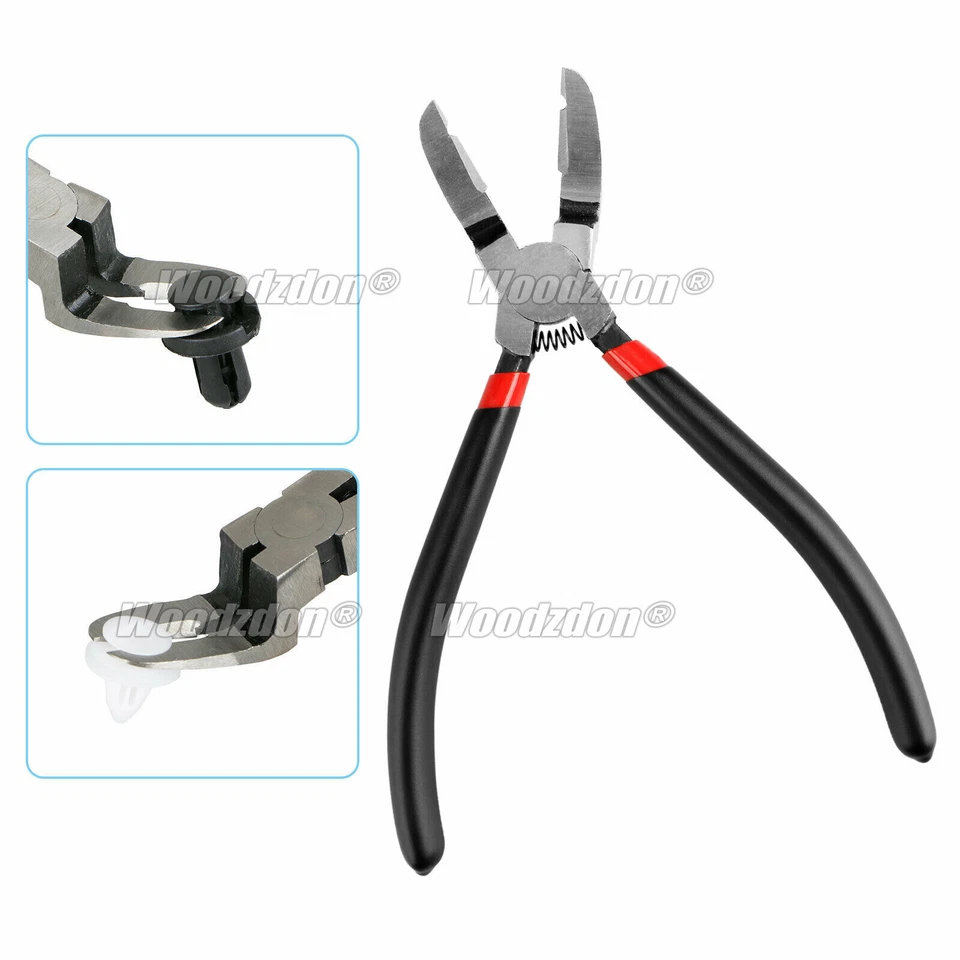 Car Push Pin Retainer Fastener Rivet Trim Clip Cutter Puller Pliers Removal Tool - Image 2 of 4