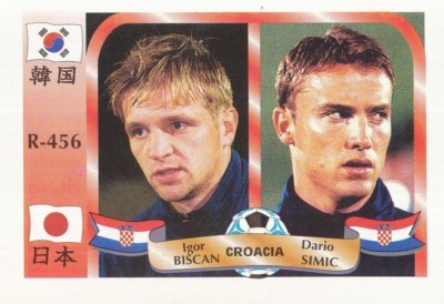 456 IGOR BISCAN / DARIO SIMIC # KROATIEN KARTE WM 2002 REYAUCA