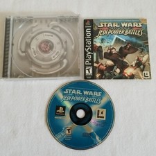 Star Wars: Episode I: Jedi Power Battles PS1 Complete Manual Game Case