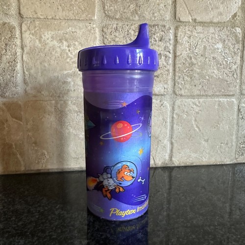 Playtex Isolatore Xtreme Grafica Alieno Spazio Esterno Viola Lenticolare Sippy Cup - Foto 3 di 22