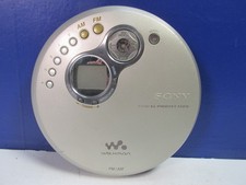 WORKING vintage SONY CD WALKMAN D-FJ401 portable DISCMAN PLAYER radio am fm