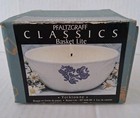 Vintage Pfaltzgraff YORKTOWNE Basket Lite Candle Bowl 1995 NEW in BOX Made In US — photo 1