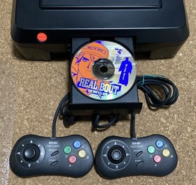 SNK Neo Geo CD Front Loading Console System NEOGEO Box Controller Tested working