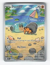 Dwebble Holo Illustration Rare SV: Black Bolt 129/086 NM on eBay