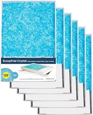 PetSafe ScoopFree® Crystal Litter Tray Refill - Fresh Scent - 6-Pack - Leak Prot
