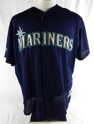 2000s Seattle Mariners Game Used Navy Jersey Batting Practice Spring  Training