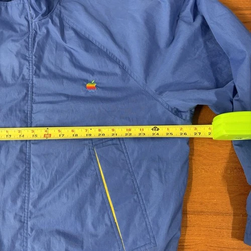 VTG Apple computer Team Excellence color block 1980s windbreaker size L image 11