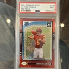 2024 Panini Donruss Optic - Rated Rookie Jayden Daniels #248 Red Mojo Prizm (RC)