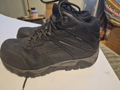 Merrell Moab Adventure Mens Size 13 W Black Waterproof Hiking Boots 