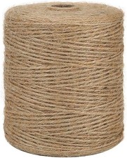 Hilo De Yute Natural, 984 Pies, 2 Capas, 1 Mm De Grosor, Color Marr  n