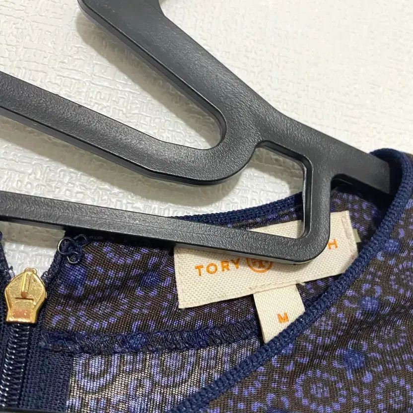 Tory Burch Silk Dress - Size 55-66, Navy, Elegant thumbnail 7