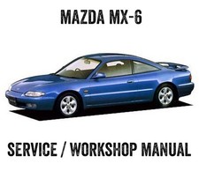 1993-1997 Mazda MX6 MX-6 Repair Workshop Service Manual PDF File