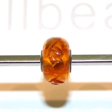TROLLBEADS Amber Unique Rare Retired Limited Edition LAA 925 Bead - A16 New 