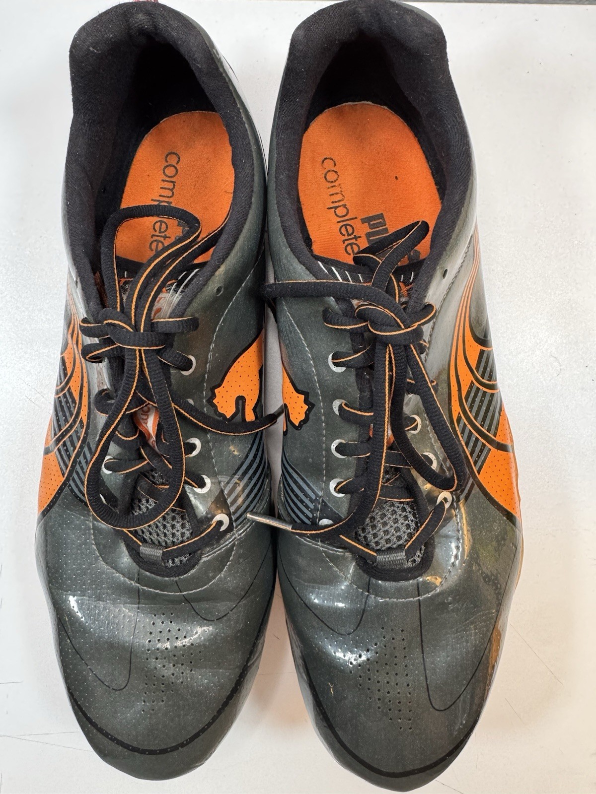 Puma Complete Running Spikes Men’s 11 Track & Field Cleats Orange Black thumbnail 24