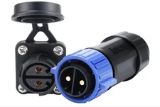 Trolling Motor Plug Receptacle Set, Briidea Marine Boat DC Power Connector