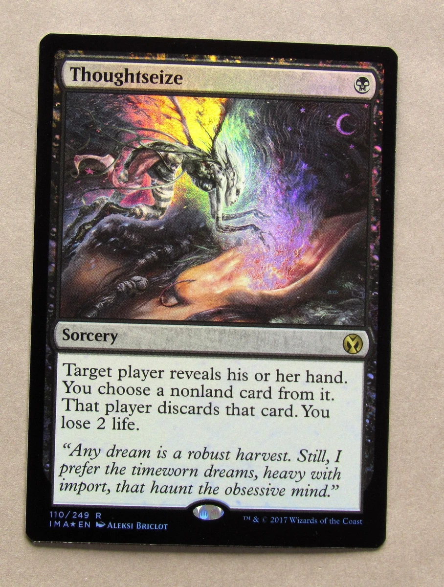Thoughtseize Magic: The Gathering Iconic Masters Rare Collectible