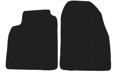 FRONT Fußmatten, Teppiche für SAAB 9-3 II 2002-2007, Anthrazit x14 Rand