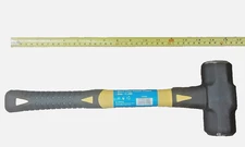 Cal Hawk 4Lbs BLACK POWDER COATED Fiber Glass Handle Sledge Hammer/16" PRO Tools