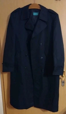 Herren Mantel Gürtel Dunkelblau Blau Canda C&A Gr. 54/56/58/60 Übergang  - Bild 1 von 4