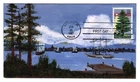 #2246 Michigan Statehood 1987 Lansing MI FDC - Robert E. D'Spain Hand-Painted