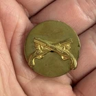 WWII WW2 MP Military Police Collar Disc US Army Insignia Pin Screw Back Disc