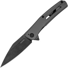 Kershaw Flyby Framelock A/O Gray Stainless Folding D2 Steel Pocket Knife 1404X