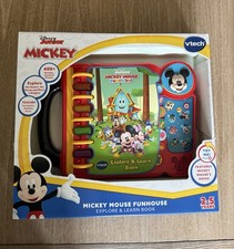 VTech Disney Junior Mickey Mouse Funhouse Explore Learn Book Baby Toddler Toy