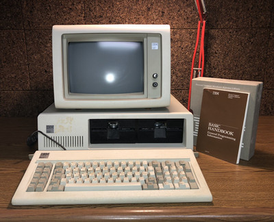 Original IBM PC 5150 Personal Computer with Keyboard, Manuals, 5151 Monitor