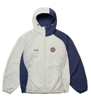 PALACE PRO TEAM HOODED SHELL JACKET GREY FW25 Logo Warm Up Men's Size XL