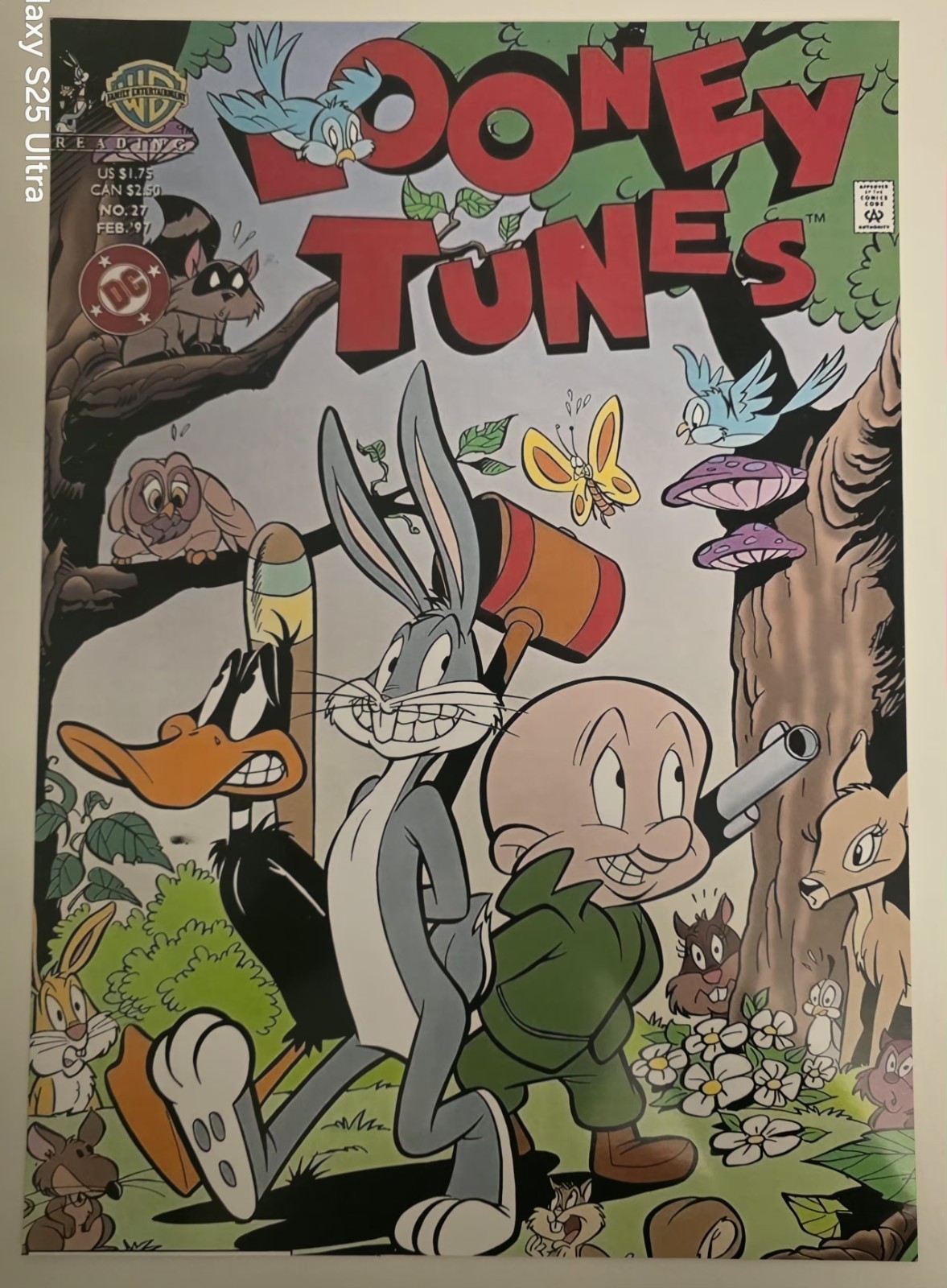 Looney Tunes Bugs bunny & Daffy Poster A3 Cartoon Nostalgia Retro Poster LT121
