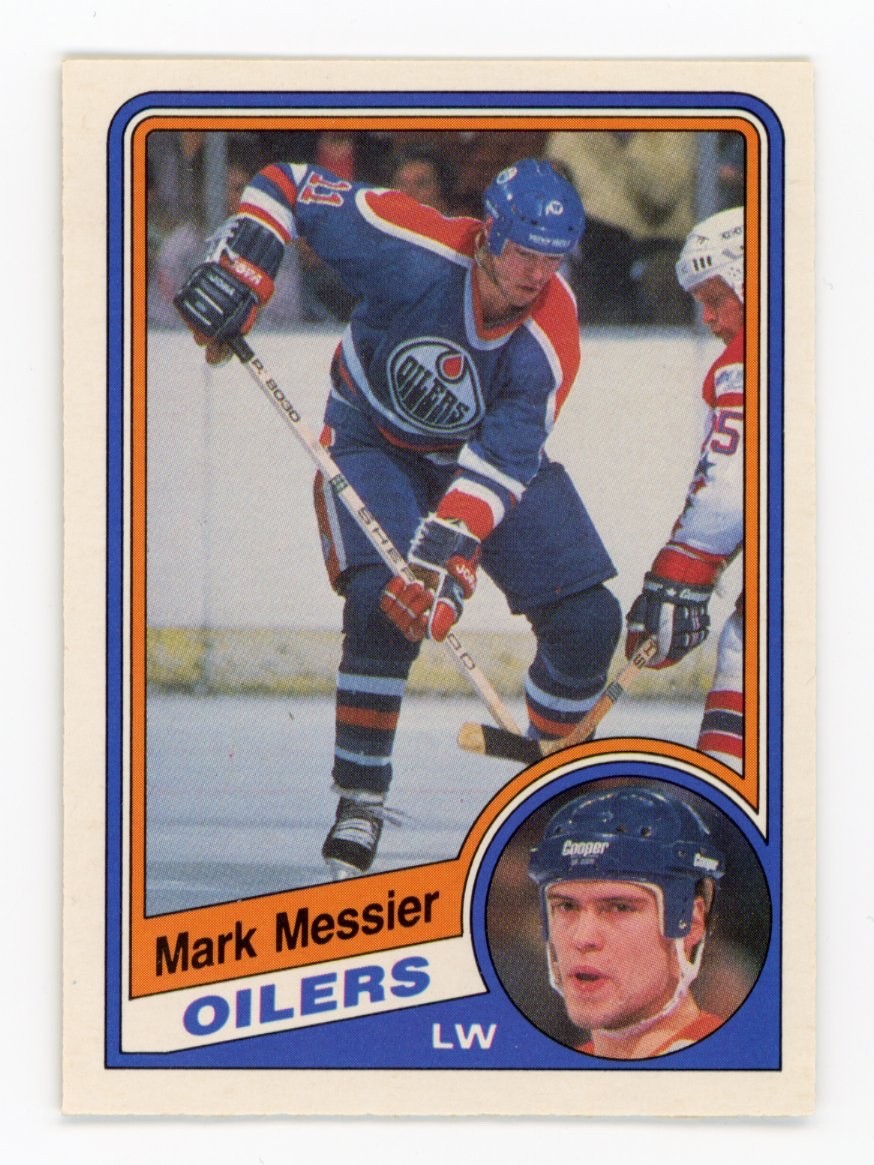 1984-85 O-Pee-Chee - Mark Messier #254 Edmonton Oilers HOF
