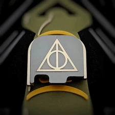 Titanium Glock Back plate for 43, 43X, 48 - Three Hallows