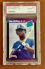 1989 Donruss Ken Griffey Jr. Rookie Card PSA 8 Mint Seattle Mariners HOF