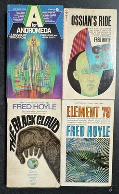 Lot 4 FRED HOYLE Sci Fi books Signet Black Cloud Ossian's Ride Element 79