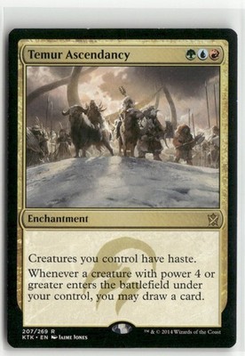 Temur Ascendancy Khans of Tarkir MTG Moderately Played
