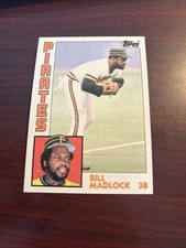 1984 Topps - Bill Madlock #250 Pittsburgh Pirates NM MINT SHARP!