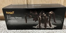 Spirit Halloween Brown Jumping Spider Light Creepy Sounds w/ Original Box