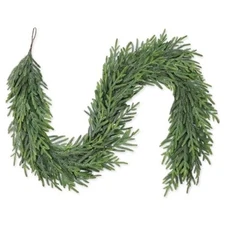 5FT Christmas Pine Garland - Real Touch Green Garland - Artificial 5ft
