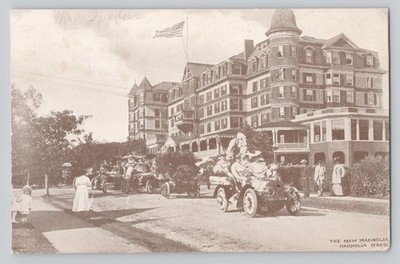 The New Magnolia Hotel Magnolia Massachusetts Postcard DAMAGED READ