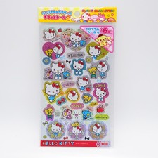 Sanrio Characters JAPAN Stickers Sheet 2 17cm x 9.8cm No.01 Hello Kitty