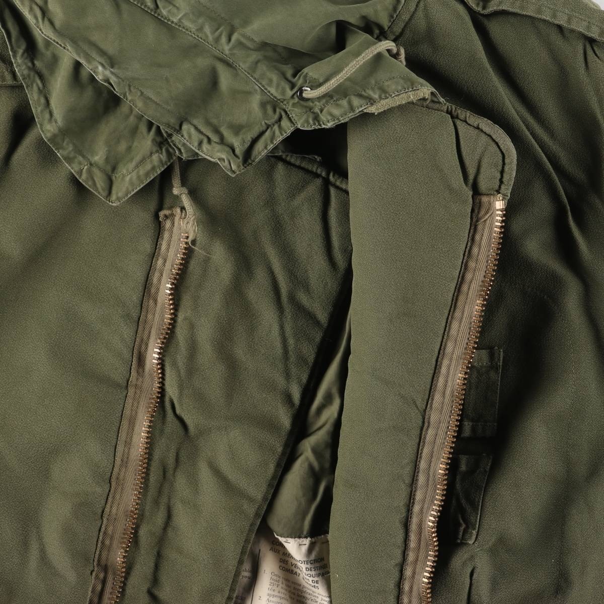 Vintage Canadian Military CVC Hooded Padded Tanker Jacket Size 5 